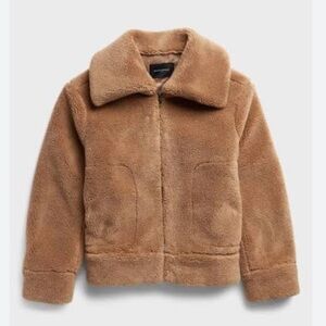 Banana Republic Teddy Sherpa Bomber Jacket